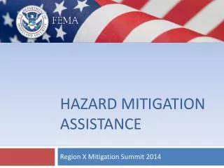 Hazard mitigation assistance