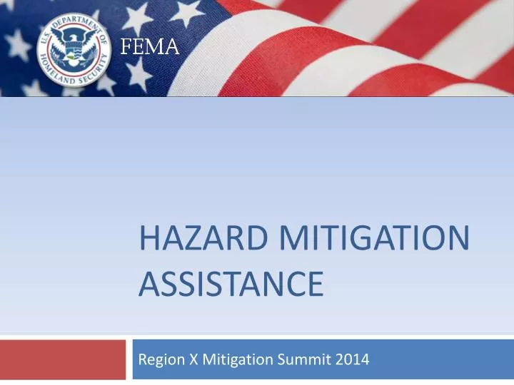 hazard mitigation assistance