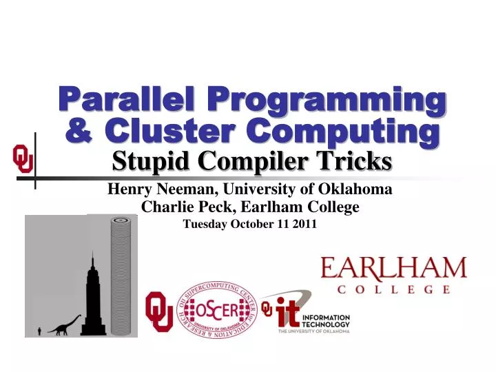 parallel programming cluster computing stupid compiler tricks