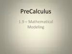 PreCalculus - slide 1