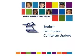 Student Government Curriculum Update