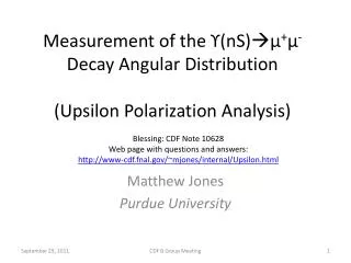 Measurement of the ?( nS ) ? ? + ? - Decay Angular Distribution (Upsilon Polarization Analysis)