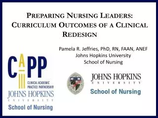 Preparing Nursing Leaders: Curriculum Outcomes of a Clinical Redesign