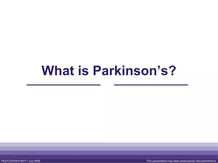 what is parkinson s
