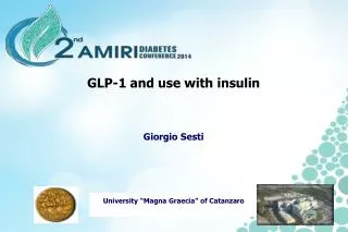 GLP-1 and use with insulin