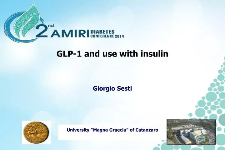 glp 1 and use with insulin
