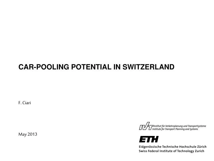 car pooling potential in switzerland