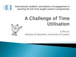 Lisha Liu Institute of Education, University of London