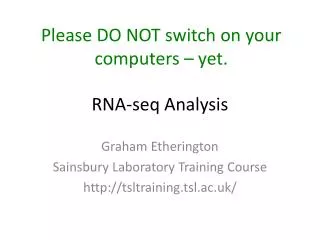 RNA- seq Analysis