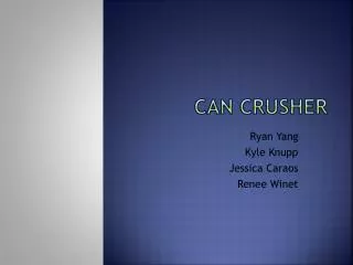 Can Crusher