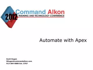 Automate with Apex