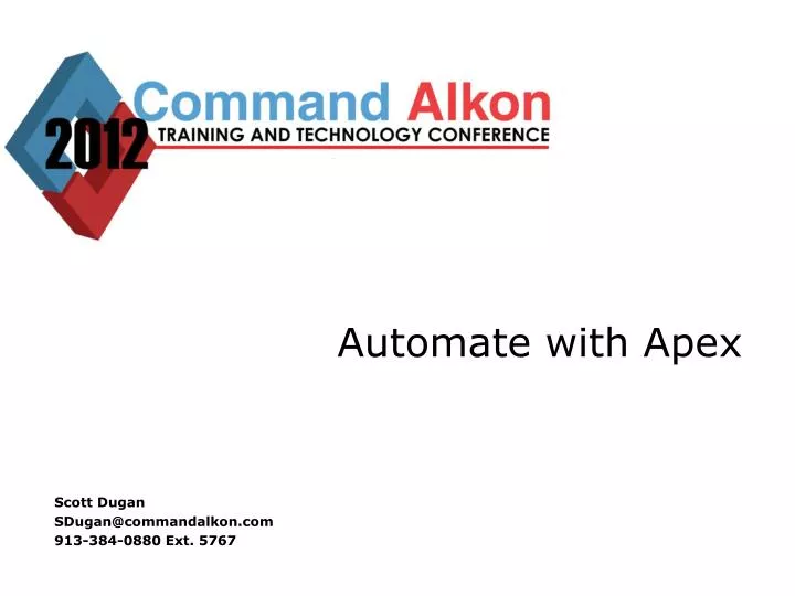 automate with apex