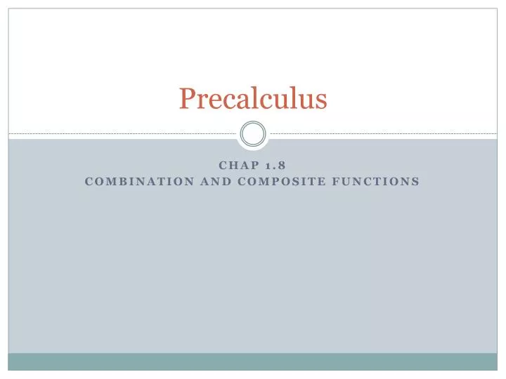 precalculus