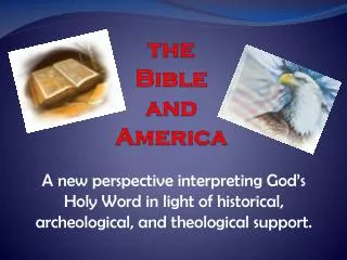 the Bible and America
