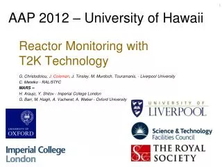 Reactor Monitoring with T2K Technology