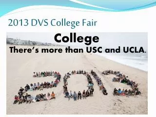 2013 DVS College Fair