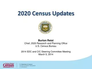 2020 Census Updates