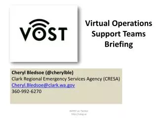 Virtual Operations Support Teams Briefing