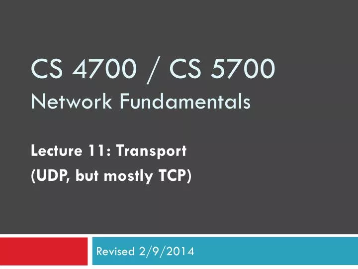 cs 4700 cs 5700 network fundamentals