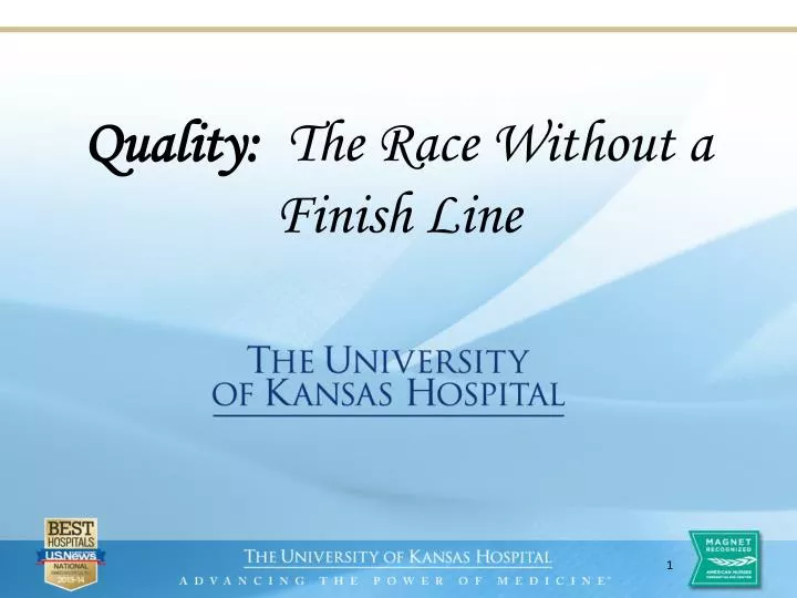 quality the race without a finish line