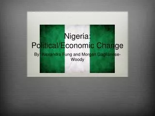 Nigeria: Political/Economic Change