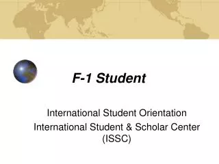 f 1 student