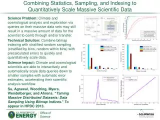 combining statistics sampling and indexing to quantitatively scale massive scientific data