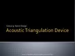 Acoustic Triangulation Device - slide 1