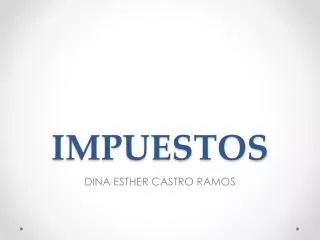 impuestos