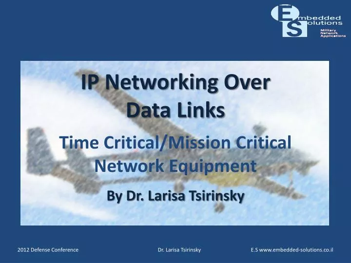 ip networking over data links