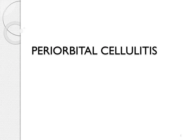 periorbital cellulitis