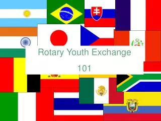 Rotary Youth Exchange 101