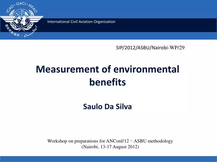 measurement of environmental benefits saulo da silva