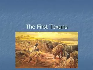 The First Texans