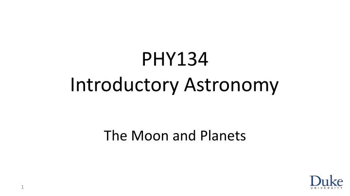 phy134 introductory astronomy