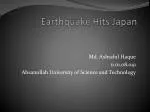 Earthquake Hits Japan