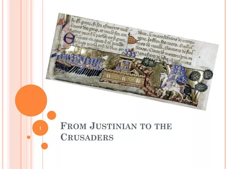 from justinian to the crusaders