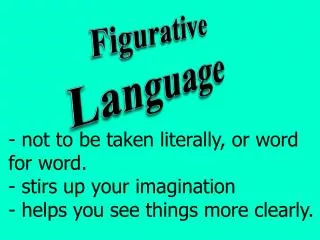 Figurative Language