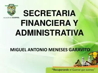 SECRETARIA FINANCIERA Y ADMINISTRATIVA