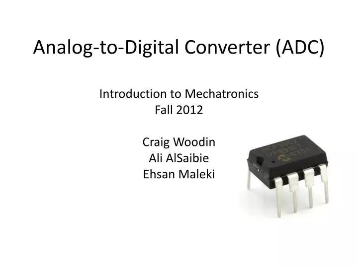 analog to digital converter adc