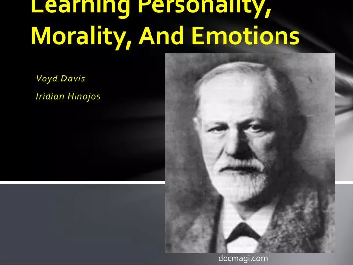 learning personality morality and emotions