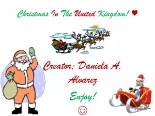 Christmas In The United Kingdom! ?