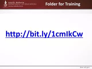 Folder for Training
