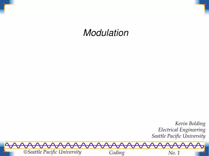 modulation