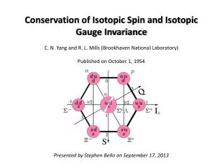 Conservation of Isotopic Spin and Isotopic Gauge Invariance
