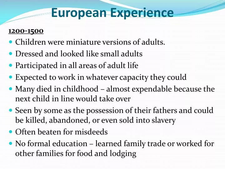 european experience