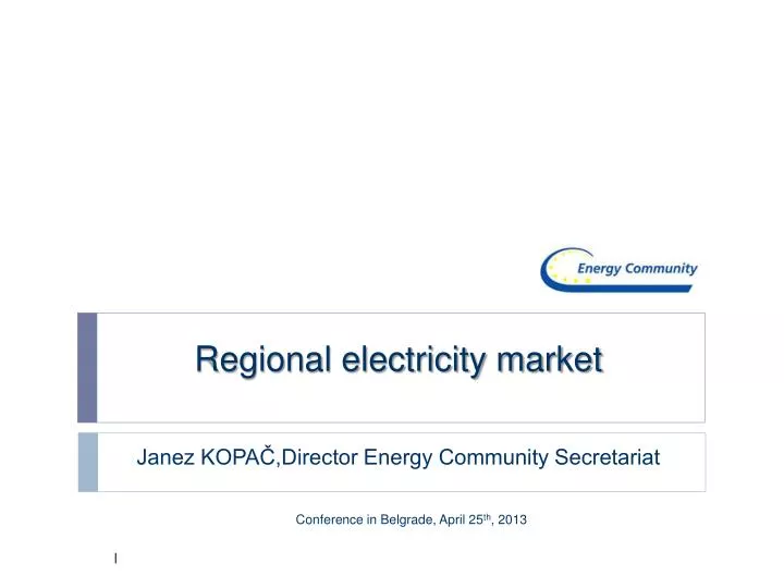 regional electricity market