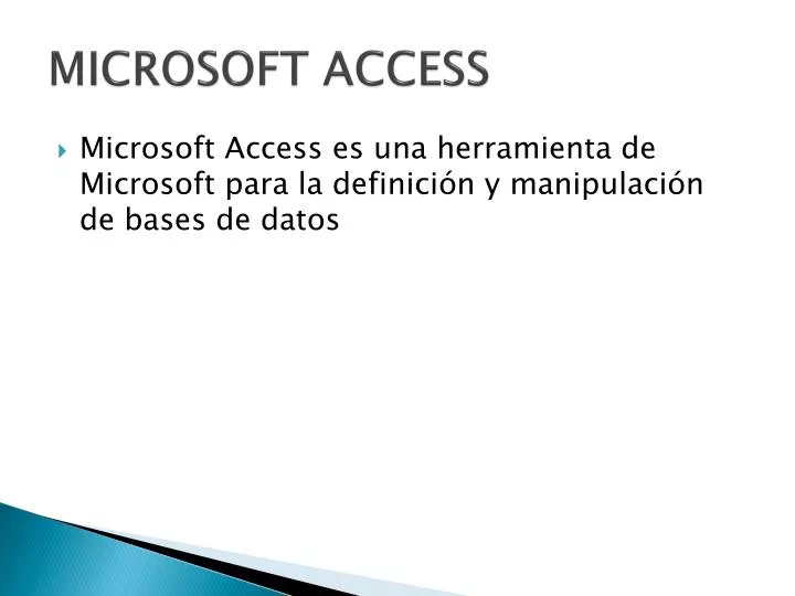 microsoft access