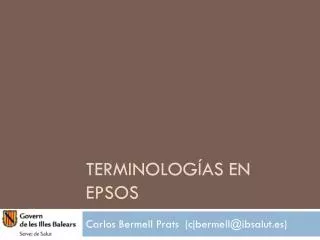 terminolog as en epsos