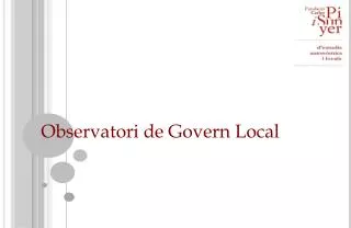 Observatori de Govern Local